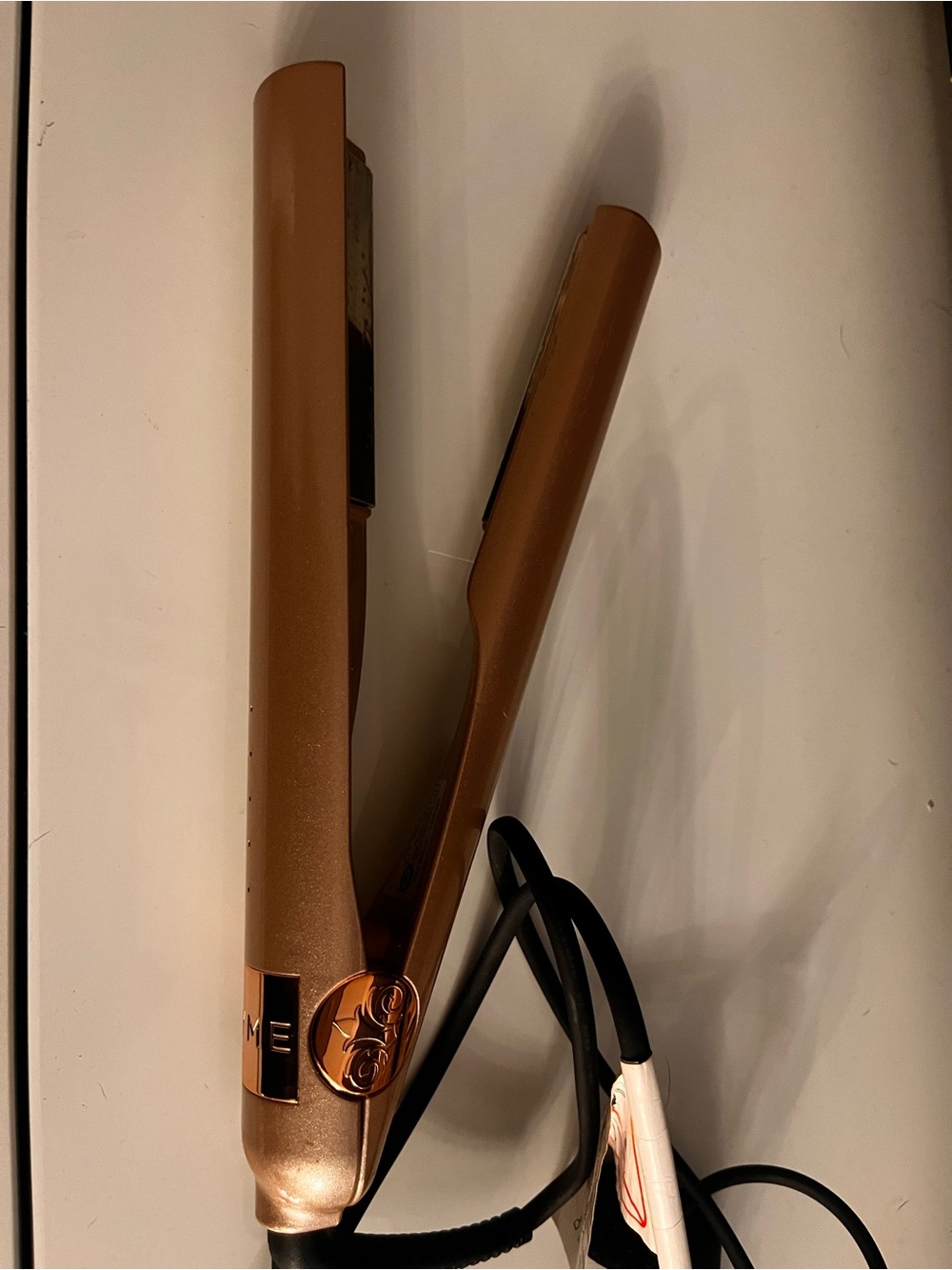 TYME Iron Pro - Rose Gold Professional Hair Straightener - barely used